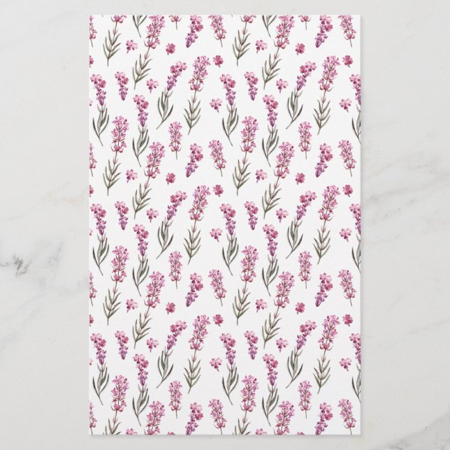 Folha de Papel de Quebra de Sabão Lavendar (Frente)