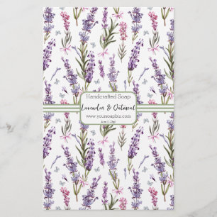 Folha de Papel de Quebra de Sabão Sage & Lavendar