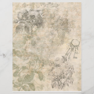 Folha de papel de registro de lixo