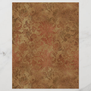 Folha de Papel de Scrapbook Gótico de Outono Assus