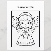 Folha de Papel do Anjo de Cor