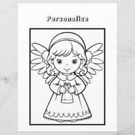 Folha de Papel do Anjo de Cor