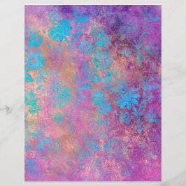 Folha de papel do livro de recortes de abstrato Pe