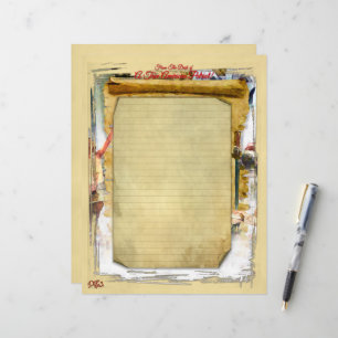 Folha de papel do Papel de carta Patriot Americano