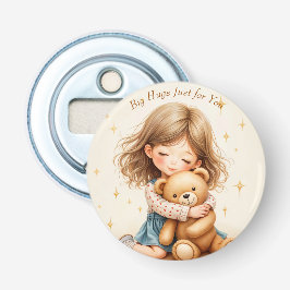 Folha de papel do Urso de Teddy Abraçando Garota B