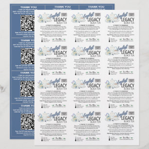 Folha de papel Inserções de Exemplo Pequeno Quadra