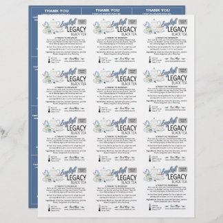 Folha de papel Inserções de Exemplo Pequeno Quadra