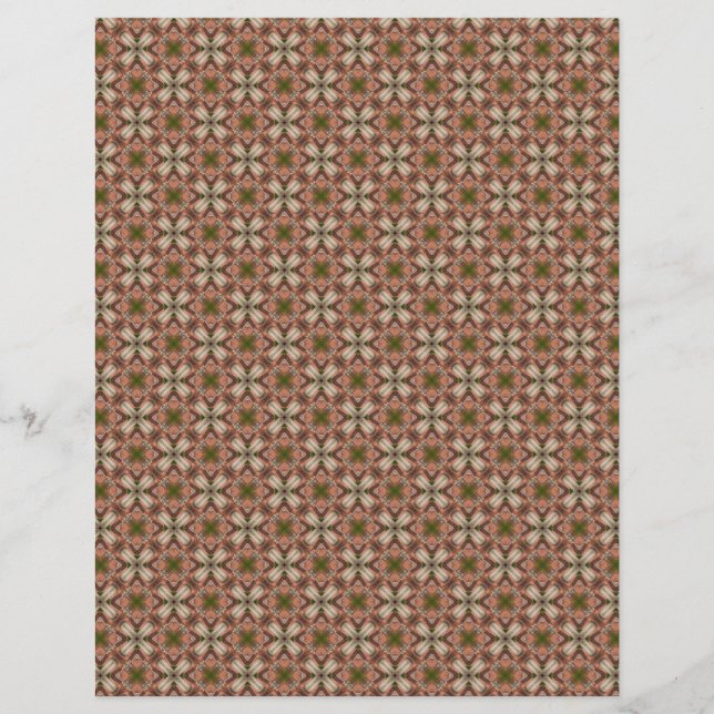 Folha de Papel Marrom para Álbum de Recortes (Frente)