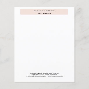 Folha de Papel Minimalista Moderna Profissional