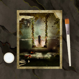 Folha de papel para canalização em relevo