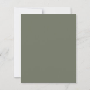 Folha de Papel Personalizada Verde Musgo
