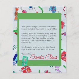 Folha de papel Personalizar Papais noeis Carta