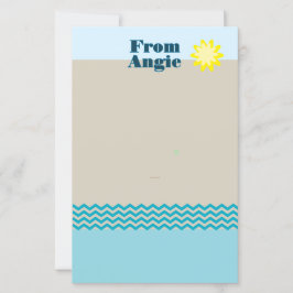 Folha de papel personalizável endereçada automatic