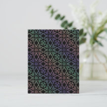 Folha de papel plana de 4,5" x 5,6" com gradiente