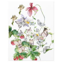 Folha de papel plana de 8,5" x 11"