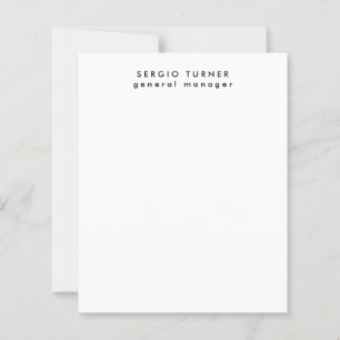 Folha de papel profissional minimalista de tendênc