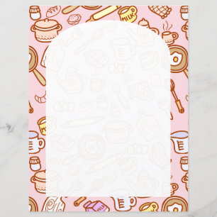 Folha de papel rosa de cozinha em branco