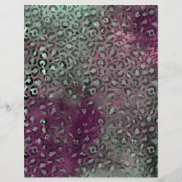 Folha de Papel Scrapbook do Abstrato Safari Grunge