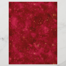 Folha de Papel Spellcaster Vermelho e Dourado