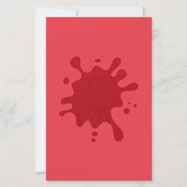 Folha de Papel Splat Vermelho para Tomate Personal (Frente)