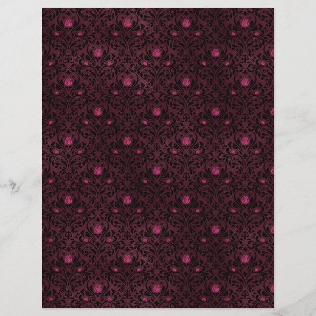 Folha de Papelão Gótico de Outono Spooky (Frente)