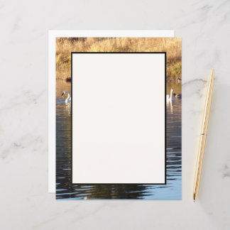 Folha de papelaria de patos