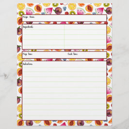 Folha de Receita Frutífera