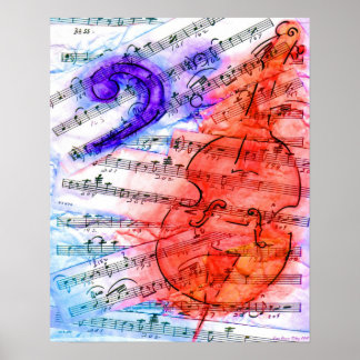 Folha de recorte de música em latão - Impressão