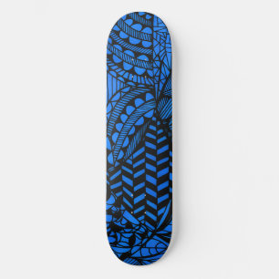 Folha de skate "Geométrico Azul"