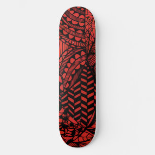 Folha de skate "Geométrico Vermelho"