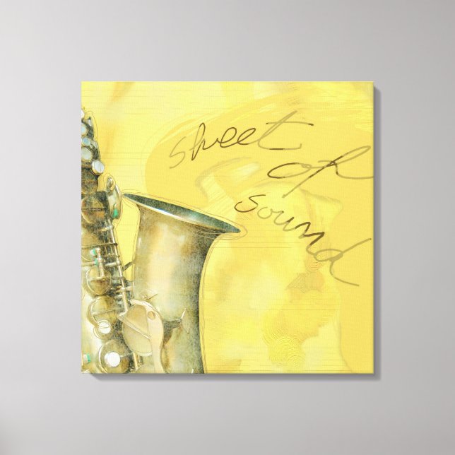 Folha de som, canvas (Frente)