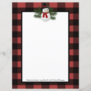 Folha de Xadrez de Snowman Buffalo
