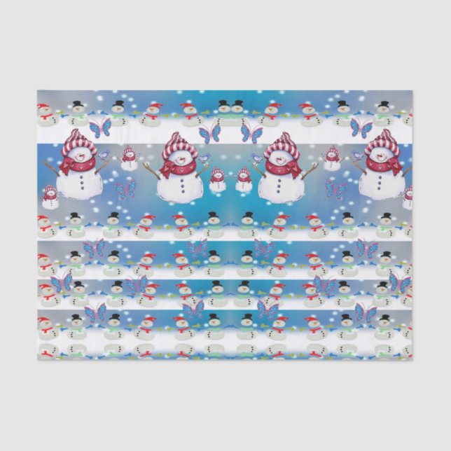 Folha decorativa de papel de natal (Frente )