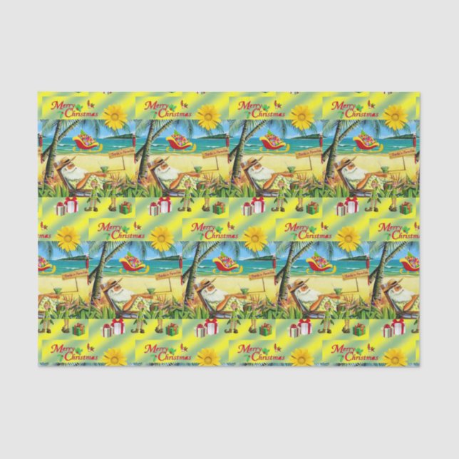 Folha decorativa de papel para tecidos de natal Pa (Frente )