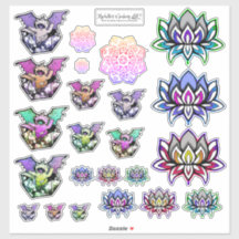 Folha do adesivo Chic Geeky