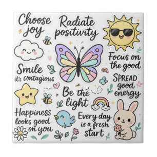 Folha do adesivo da borboleta do Inspirational Kaw