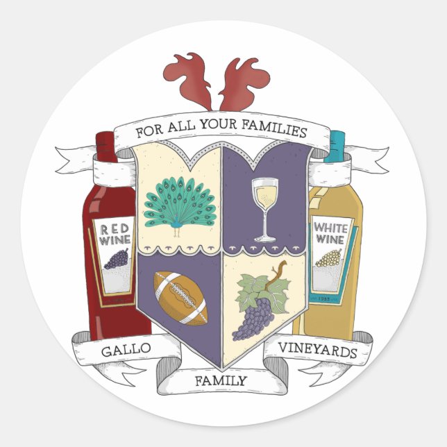 Folha do adesivo redondo (Frente)