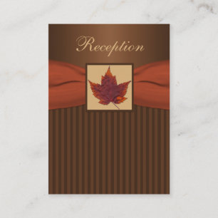 Folha do outono, cartão do cerco da recepção das