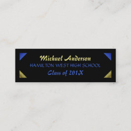 Folha Dourado da inserção do último ano do cartão