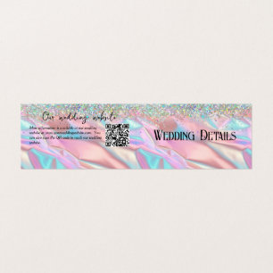 Folha e Cartão de Invólucro para Casamento com Lâm