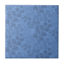 Folha florescente Silhuettes Gentle Serenity Blue