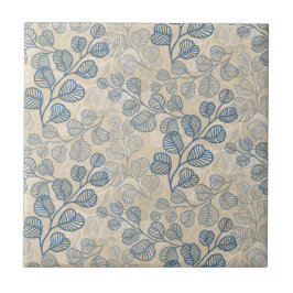 Folha florescente Silhuettes Gentle Serenity Blue