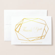 Folha Geométrica e Flor, OBRIGADO COM O Cartão de