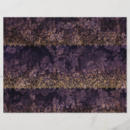 Folha Gótica Scrapbook Junkjournal paper