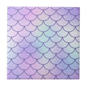 Folha Iridescente de Pastel, Escamas Sereias