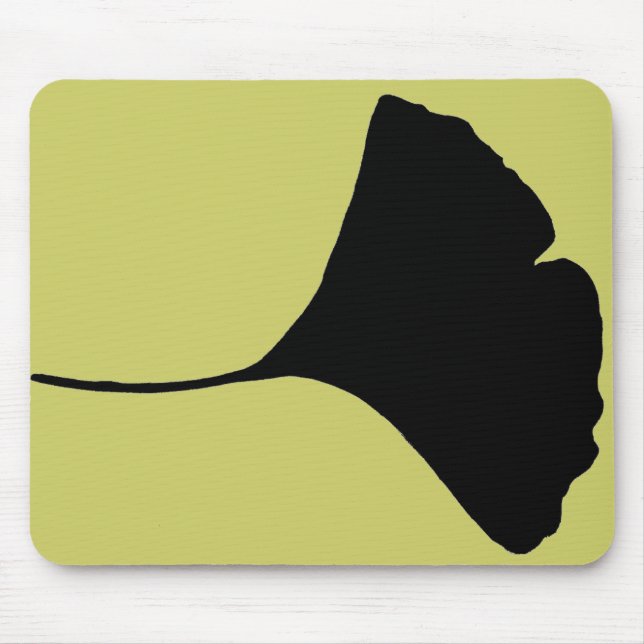 Folha Mousepad de Ginko (Frente)
