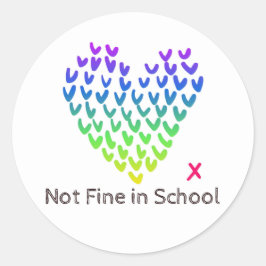 Folha NFIS de adesivos