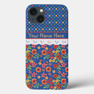 Folha Personalizada, Polkas, Mini Caso do iPad Lac