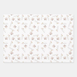 Folha plana de papel de enfeite muçulmano Conjunto