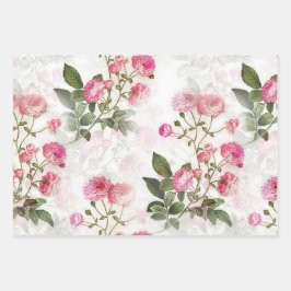 Folha plana de papel em papel, cor-de-rosa, rosas 